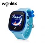 Okosóra gyerekeknek Wonlex GW400X Tárcsázási funkcióval, GPS nyomkövető, Kamera, Lépésszámláló, SOS, IP54, Bleu