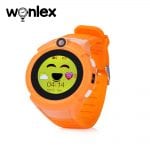 Okosóra gyerekeknek Wonlex GW600-Q360 Tárcsázási funkcióval, GPS nyomkövető, Kamera, Zseblámpa, Lépésszámláló, SOS, Narancssárga
