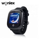 Okosóra gyerekeknek GW400X Wonlex Tárcsázási funkcióval, GPS nyomkövető, Kamera, Lépésszámláló, SOS, IP54, Fekete