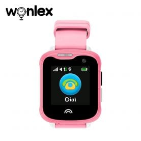 Okosóra gyerekeknek KT05 Wonlex Tárcsázási funkcióval, GPS nyomkövető, Kamera, IP54, Rózsaszín