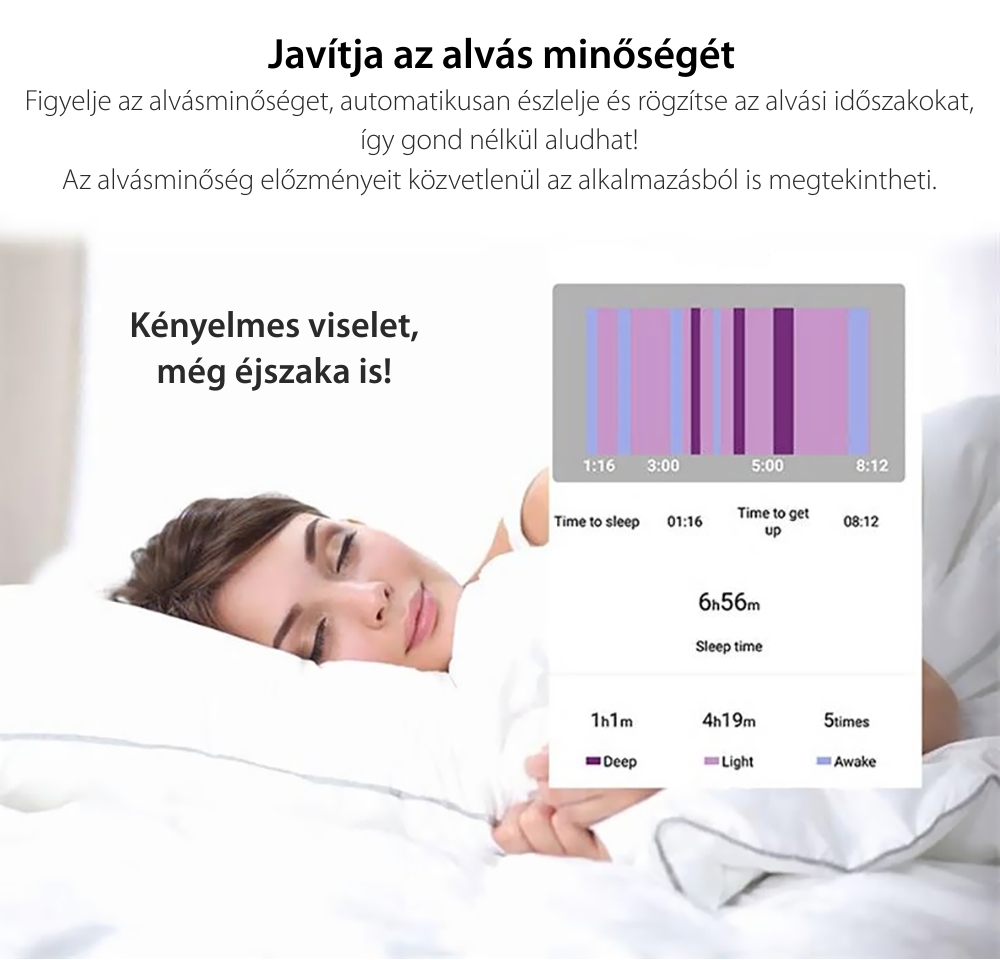 Intelligens fitnesz karkötő X3 Pulzusmérő funkció, Vérnyomásmérő funkció, Alvásfigyelő, Értesítések, Lépésszámláló, Bluetooth, Fekete