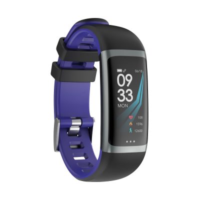 Intelligens fitnesz karkötő G26 Alvásfigyelősel, Pulzusmérő funkció, Vérnyomásmérő funkció, Időzítővel, Lépésszámláló, IP54, Lila