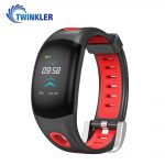 Intelligens fitnesz karkötő TKY-DM11 Pulzusmérő funkció, Alvásfigyelő, Lépésszámláló, Értesítések, Piros
