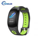 Intelligens fitnesz karkötő TKY-DM11 Pulzusmérő funkció, Vérnyomásmérő funkció, Alvásfigyelő, Lépésszámláló, Értesítések, Zöld