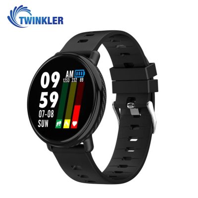 Intelligens fitnesz karkötő TKY-K1 Pulzusmérő funkció, Vérnyomásmérő funkció, Alvásfigyelő, Lépésszámláló, Értesítések, Fekete