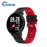 Intelligens fitnesz karkötő TKY-K1 Pulzusmérő funkció, Vérnyomásmérő funkció, Alvásfigyelő, Lépésszámláló, Értesítések, Piros