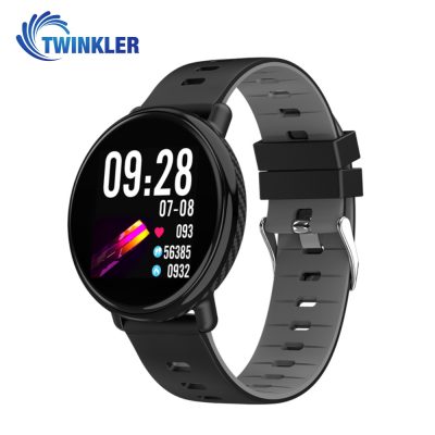 Intelligens fitnesz karkötő TKY-K1 Pulzusmérő funkció, Vérnyomásmérő funkció, Alvásfigyelő, Lépésszámláló, Értesítések, Szürke