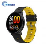 Intelligens fitnesz karkötő TKY-K1 Pulzusmérő funkció, Vérnyomásmérő funkció, Alvásfigyelő, Lépésszámláló, Értesítések, Sárga