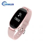 Intelligens fitnesz karkötő TKY-S3 Pulzusmérő funkció, Vérnyomásmérő funkció, Alvásfigyelés, Lépésszámláló, Értesítések, Rózsaszín