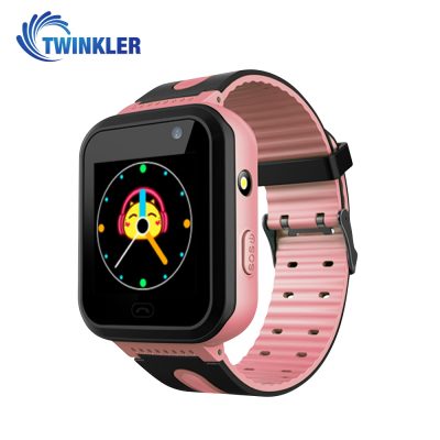 Okosóra gyerekeknek Twinkler TKY-S7 Tárcsázási funkcióval, GPS Nyomkövetők, Kamera, Zseblámpa, SOS, IP54, Rózsaszín