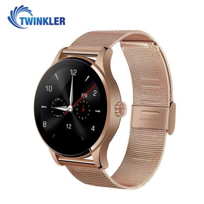 Okosóra TKY-K88H Bluetooth Tárcsázási funkcióval, Impulzusérzékelő, Alvásfigyelősel, Értesítésekkel, Lépésszámláló, Arany színű