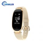 Intelligens fitnesz karkötő TKY-S3 Pulzusmérő funkció, Vérnyomásmérő funkció, Alvásfigyelés, Lépésszámláló, Értesítések, Arany színű