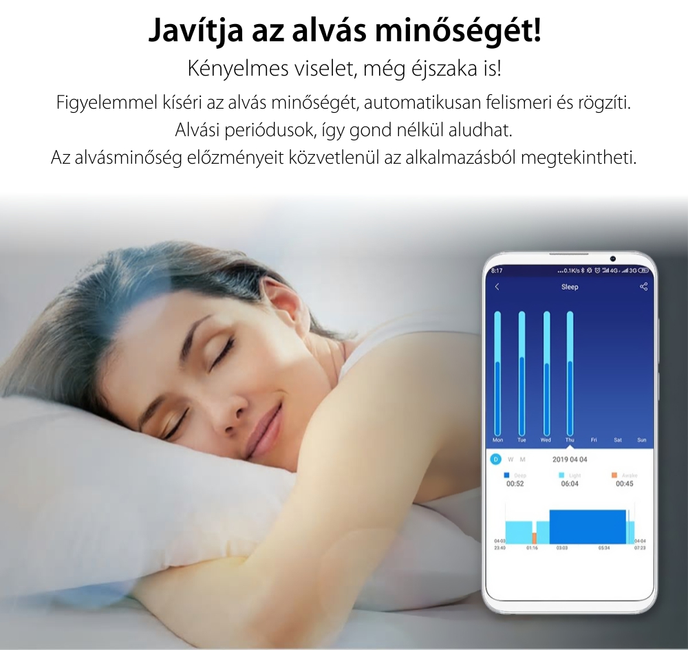 Okosóra TKY-X1 Pulzusmérő funkció, Alvásfigyelő, GPS tevékenységfigyelés, Útvonal előzmények, Hívás / SMS Értesítések, Piros