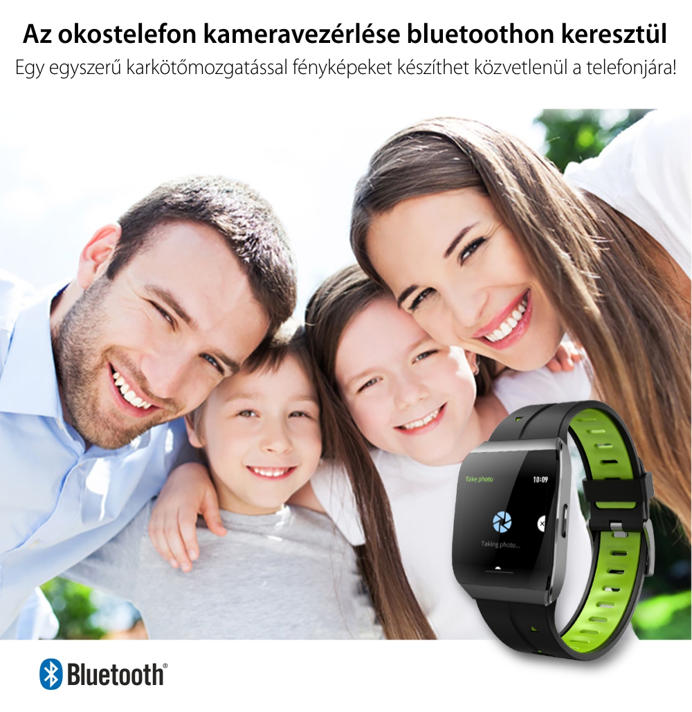 Okosóra TKY-X1 Pulzusmérő funkció, Alvásfigyelő, GPS tevékenységfigyelés, Útvonal előzmények, Hívás / SMS Értesítések, Piros