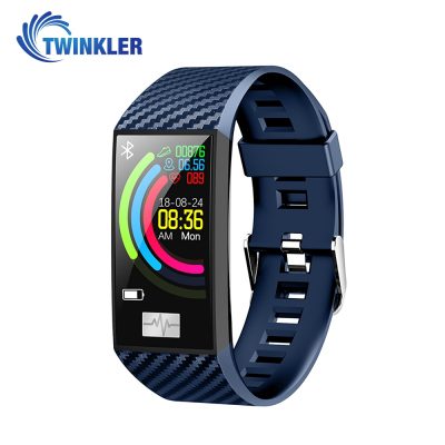 Intelligens fitnesz karkötő TKY-DT58 Plusz, Szívfrekvencia-variabilitást (HRV) monitorozó funkcióval, Vérnyomásmérő funkció, Megtett Távolság, Magasság, Légköri nyomás, Kék