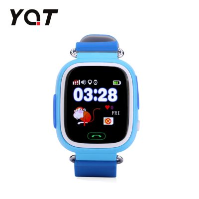 Okosóra gyerekeknek YQT Q523 Tárcsázási funkcióval, GPS Nyomkövetők, Lépésszámláló, SOS, Bleu
