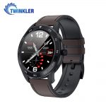 Okosóra Twinkler TKY-SW10 Pulzusmérő funkció, Vérnyomásmérő funkcióval, EKG, Híváselőzmények, Naptár, Bluetooth-szos hívás, Fekete – Barna