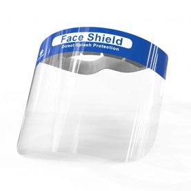 Bepárásodás elleni arcvédő, könnyű, átlátszó képernyő