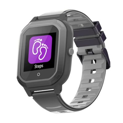 Okosóra gyerekeknek Wonlex KT20, SIM-kártya, 4G, Vízállóság IP54, Videohívás, SOS Gomb, Kétirányú kommunikáció, GPS Nyomkövető, Rezgés funkció, Fekete