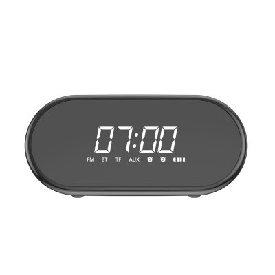 Hordozható Bluetooth Hangszóró Baseus Encok E09, Fekete, Vezeték nélküli, Multifunkciós óra, Riasztó