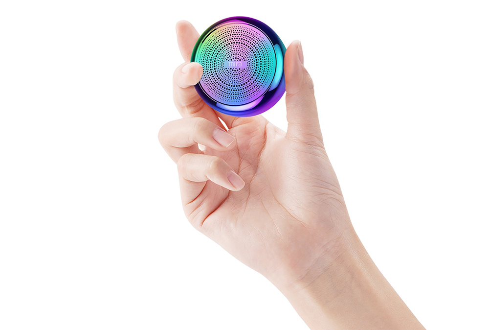 Hordozható Hangszóró Mifa i8, Fekete, Vezeték nélküli, Bluetooth, 3W, 950 mAh akkumulátor, vízálló IPX45