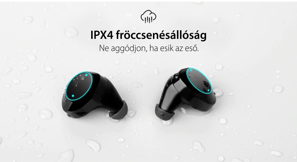 Fülhallgató Mifa X1, Fekete, Wireless, Bluetooth 5.0, TWS, 400 mAh-s akkumulátor