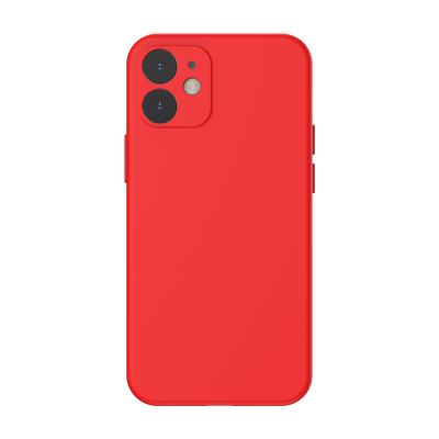 Baseus Védőtok Apple iPhone 12 Mini, Baseus Védőtok, Szilikon, 5,4″, Piros
