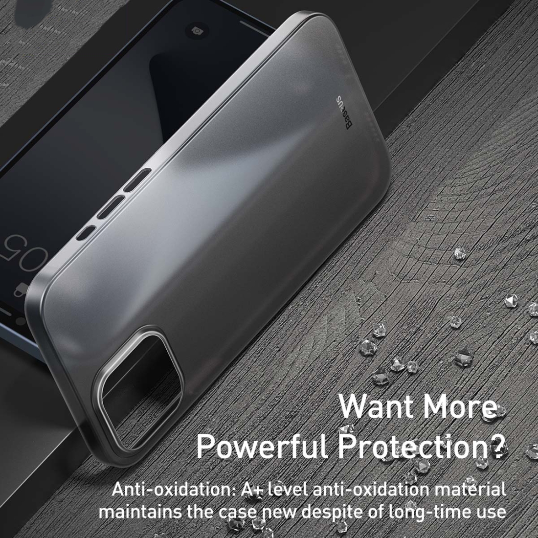 Apple iPhone 12 Pro Max Védőtok, Baseus Wing Case, 6,7″, Zöld