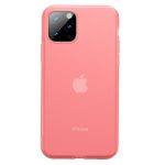 Apple iPhone 11 Pro Védőtok, Baseus Jelly Liquid, 5,8″, Piros/ Átlátszó