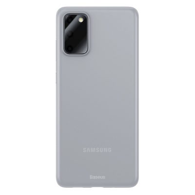 Samsung Galaxy S20 Védőtok, Baseus Wing Case, Vastagsága 0,4 mm, Fehér
