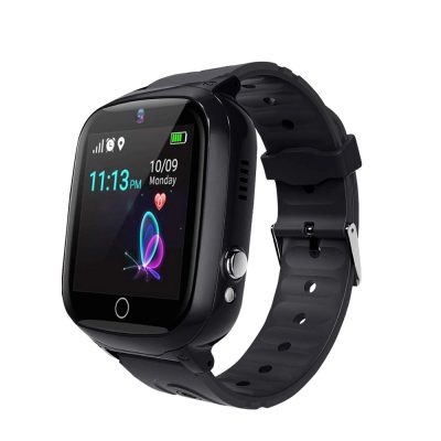 Okosóra gyerekeknek YQT Q13 Tárcsázási funkcióval, GPS Nyomkövetők, Útvonal-előzményekkel, Hívásfigyeléssel, Kamerával, Matematikai játékkal, Fekete