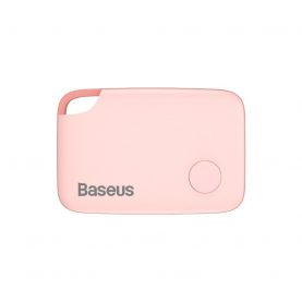 Baseus Intelligent T2 Veszteséggátló Készülék, Bluetooth, Alkalmazásfigyelés, 75 mAh-s akkumulátor, 100 dB-es riasztás, Rózsaszín