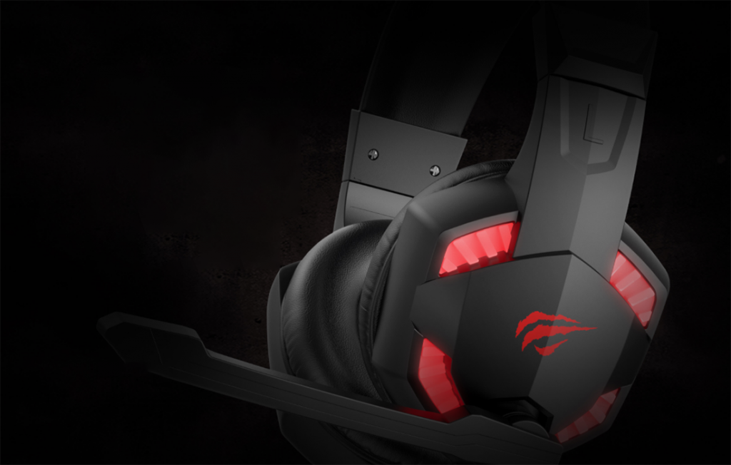 Gamer Fejhallgató Havit H2032d, Környezeti fény, Mikrofon, USB csatlakozás, 40 mm Hangszóró, 2 m kábel