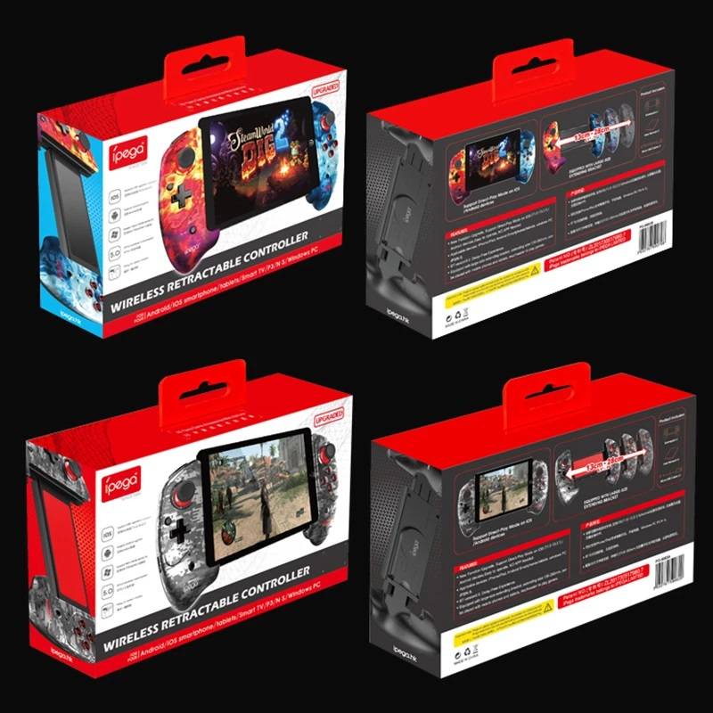 Gamepad Ipega PG-9083A FPS kontroller okostelefonhoz, Bluetooth 5.0, Windows PC, PlayStation 3, Nintendo Switch