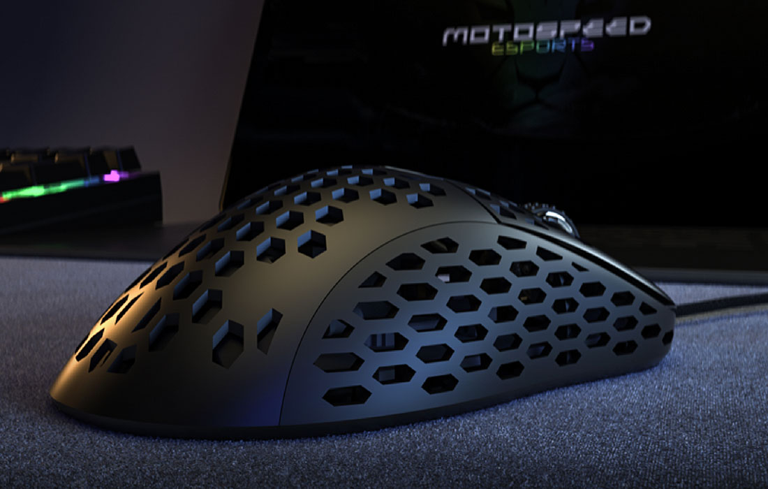 Motospeed N1 Gaming Egér, 6400 DPI érzékenység, USB 2.0 csatlakozás, 1,8 m kábel