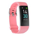 XK Fitness S5L Intelligens Karkötő 0,96 hüvelykes kijelzővel, Kalória, Távolság, Hőmérséklet, Rózsaszín