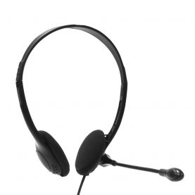 Vezetékes fejhallgató Basic PCH1, MiKrofon, Vezetékes vezérlés, USB, Fekete