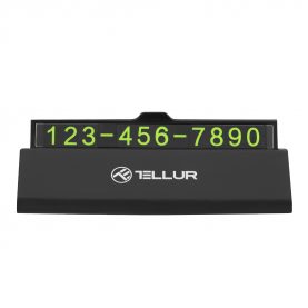 Autós Telefonszámtartó Tellur, Mágneses és Foszforeszkáló számok, Fekete