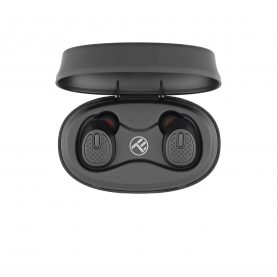 Fülhallgató Tellur Mood Bluetooth, Vezeték nélküli, Fülbe helyezhető, Bluetooth 5.0, Töltőtok, Fekete