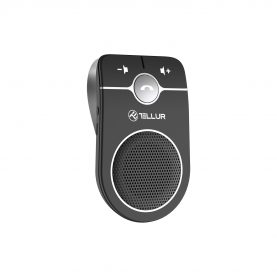Bluetooth Autóskészlet Tellur CK-B1, Bluetooth: 5.0+EDR, Hatótáv akár 10 méter, Kihangosító, Beépített mikrofon, MicroUSB, Fekete