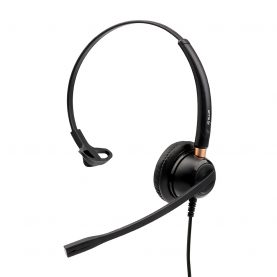Vezetékes fejhallgató Voice 510N Monoaural Tellur, USB, 150Hz – 10MHz frekvencia, Gyorscsatlakozási lehetőség, Fekete