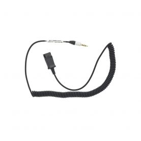 Adapterkábel Tellur Quick Disconect 3,5 mm-es Jack csatlakozóhoz, 4 pólusú, 2,95 m, Fekete