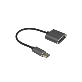 USB Type-C Átalakító SBOX ->Type-c + 3,5 Mm, Fekete