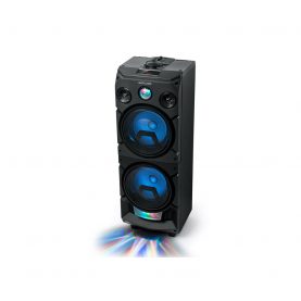 Hangszoró MUSE Party Trolley M-1935 DJ Bluetooth, Távirányító, Mikrofon, Vakufények és effektusok, Fekete