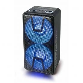 Hangszóró MUSE M-1802 DJ Party Bluetooth, 150 W, FM rádió, Színes fények, 1500 mAh akkumulátor, Fekete
