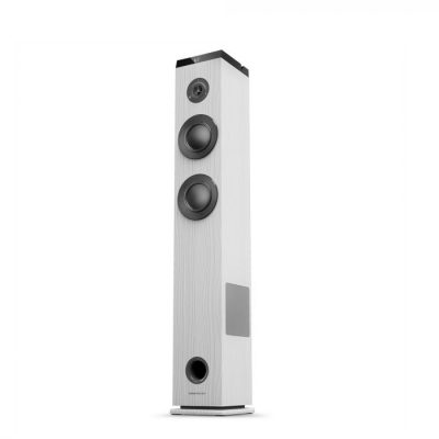 Hangszóró Bluetooth Tower 5 g2 Ebony Energy Sistem, USB és MicroSD, 30 W mélynyomó, 65 W teljesítmény, Távirányító, Fehér