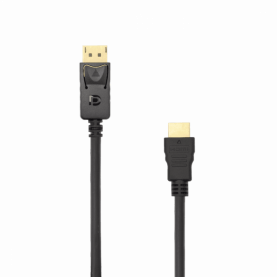 Kábel Audio-Video Display Port-HDMI SBOX, Maximális képkockasebesség 30 FPS, Kábel hossza 2 m, Fekete