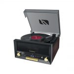 Lemezjátszó Pick-UP MUSE MT-112NB, Bluetooth Vintage Collection, FM Rádió, CD, CD-R/RW, MP3, USB, Fekete