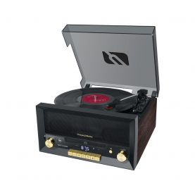 Lemezjátszó Pick-UP MUSE MT-112NB, Bluetooth Vintage Collection, FM Rádió, CD, CD-R/RW, MP3, USB, Fekete