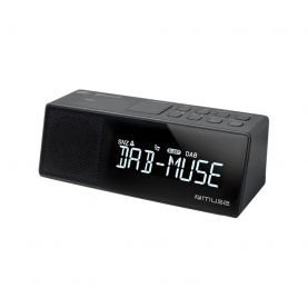 Rádió Órával MUSE M-172 DBT Bluetooth, Kettős ébresztő, LCD kijelző, Fényerőszabályzó, Fekete